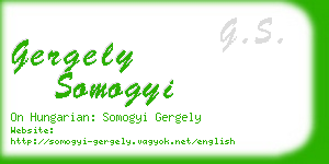 gergely somogyi business card